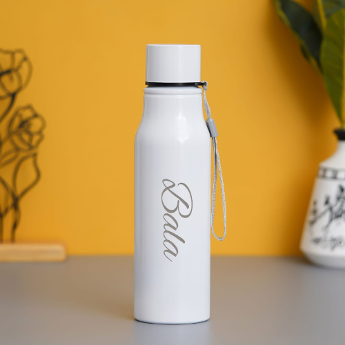 Black Stainless Steel water Bottle 500ml - Image 2