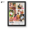 A4 Size Customized Photo Frame With Photo Upload for Rakshabandhan | Collage Photo Frame With Photo Upload and Text | Perfect Rakhi Gift for Brother Sister